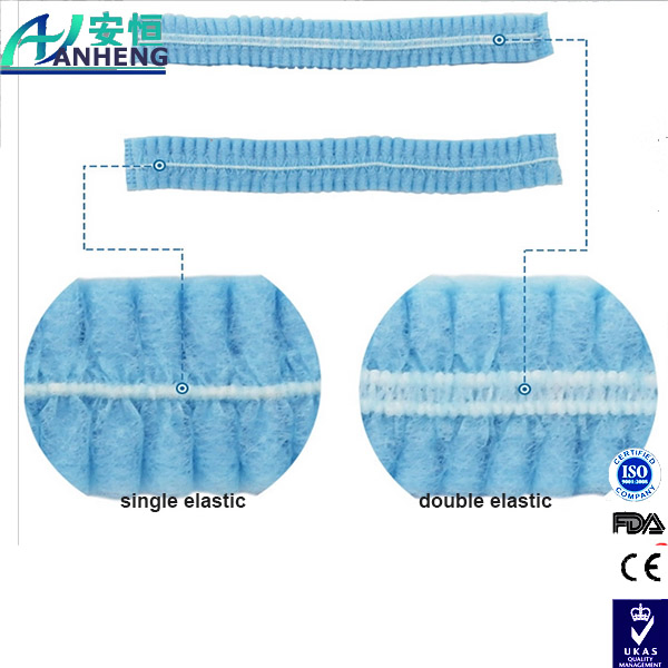 12GSM Nonwovven Disposable Clip Cap 21" Clip Cap Factory