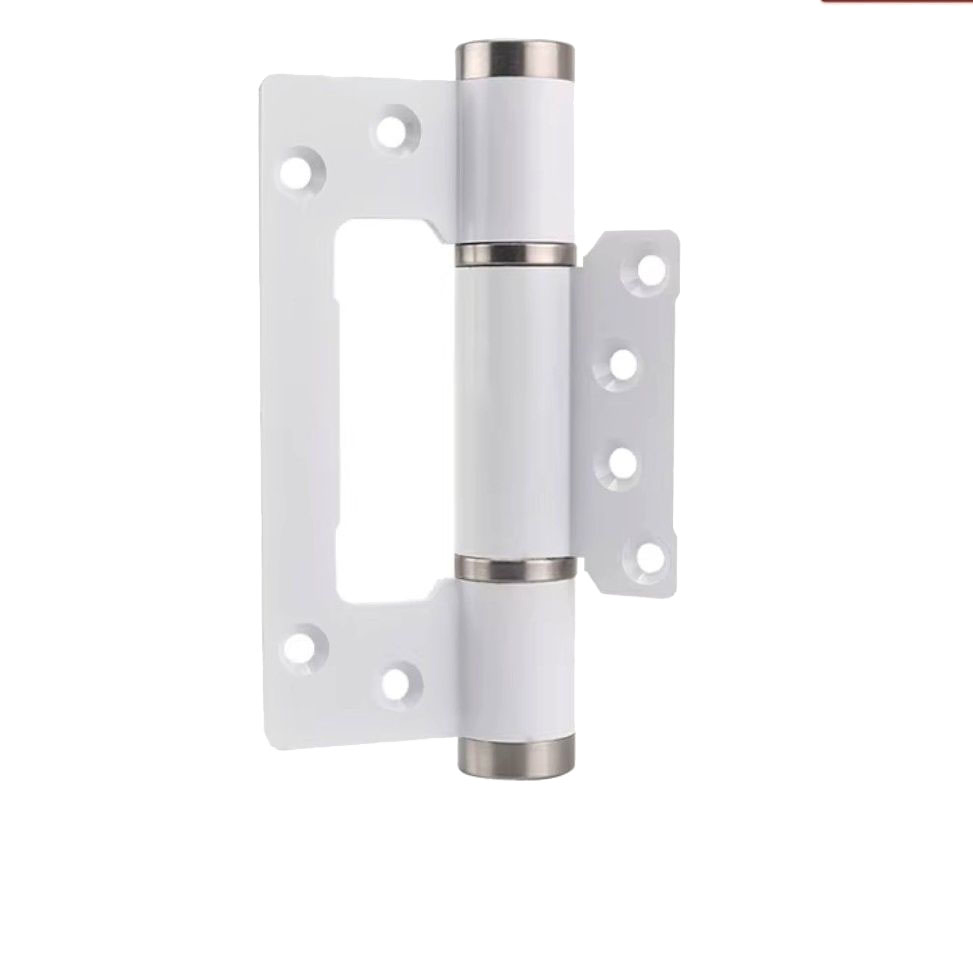2PCS 5.5 Wooden Door Inch Butterfly Hydraulic Self-Closing Silent Adjustable 175° Open Hinge