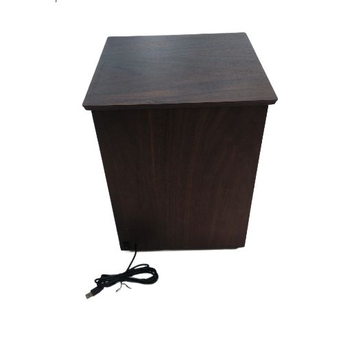 Handmade Custom Matte Paint Spanish Cedar Wood Gift Box with Lamp Cigar Moisturizing Box Inside