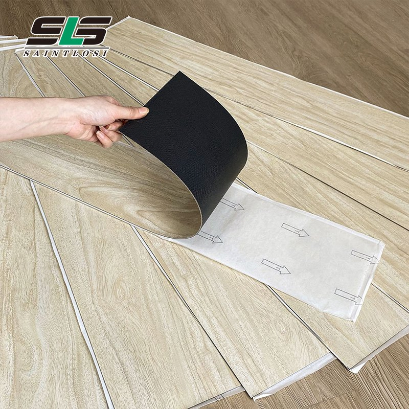 Easy Drop Lock Installation Waterproof Custom Wood Grain Marble 3-Trips Spc Flooring