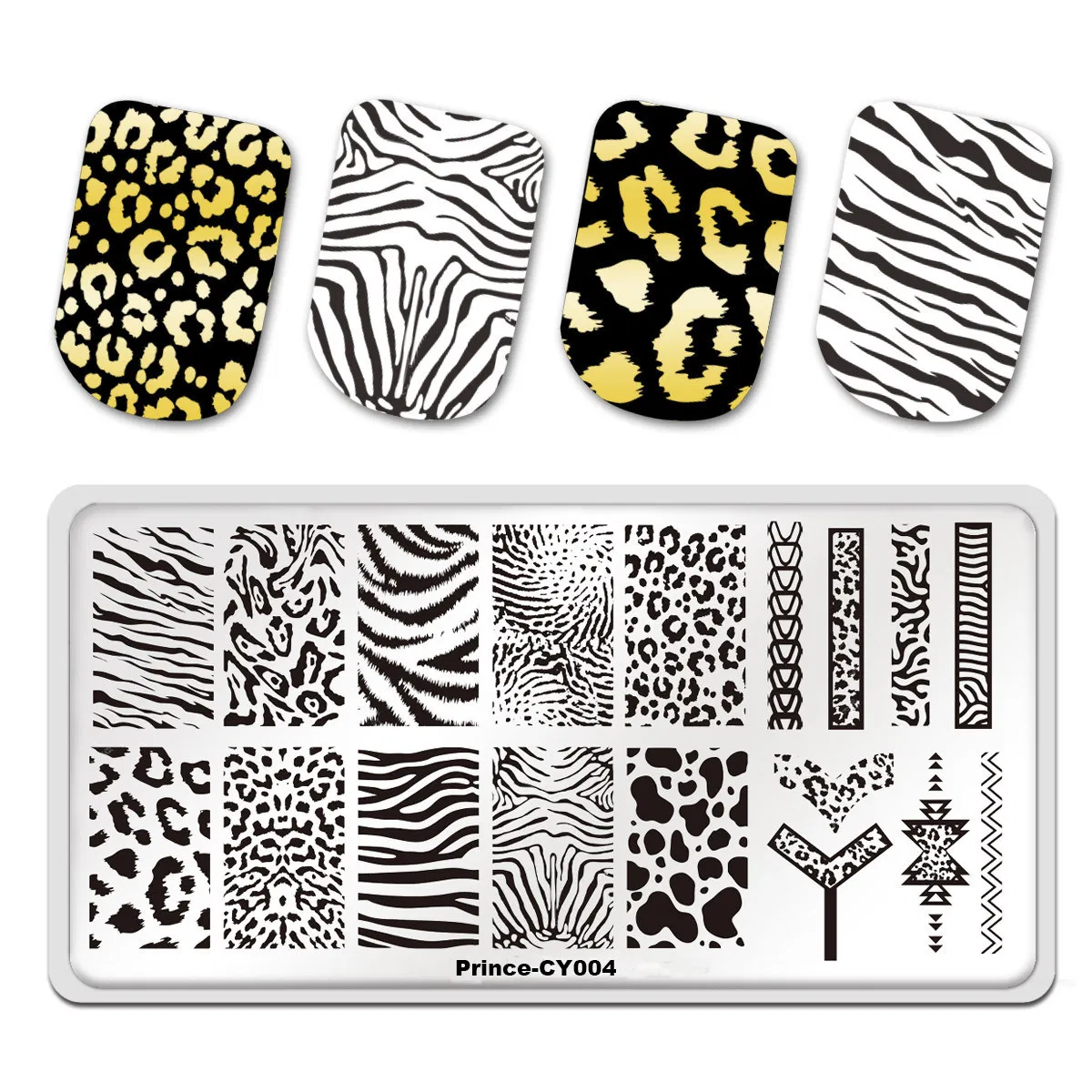 Wholesale Metal Nail Art Stamping Plates Template Polish Stamp Plate