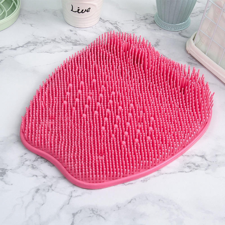 Foot SPA Silicone Shower Foot Massager Silicone Scrubber Non-Slip with Suction Cups