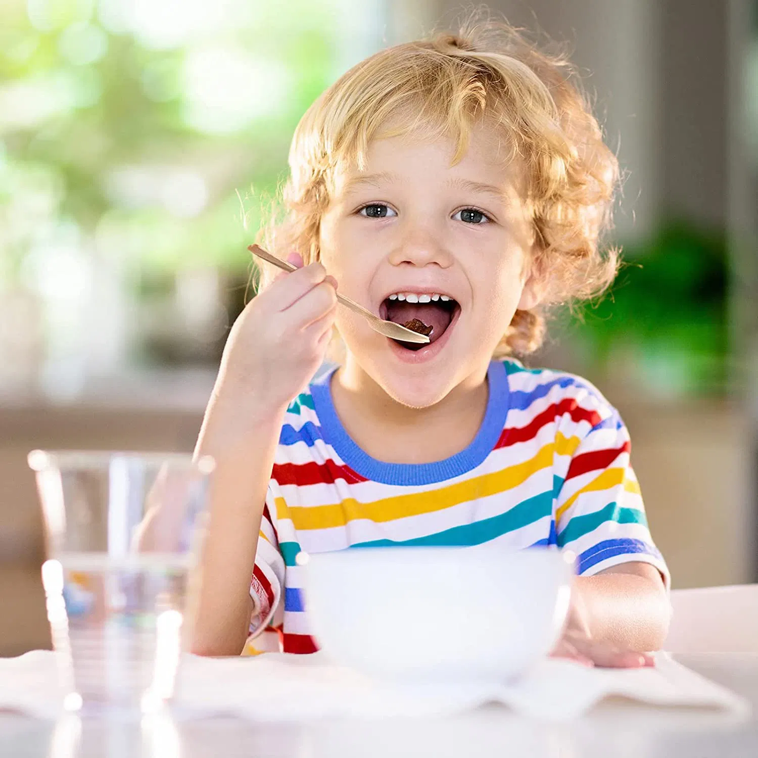 Disposable Wooden Mini Forks Small Sporks Cutlery Compostable Forks