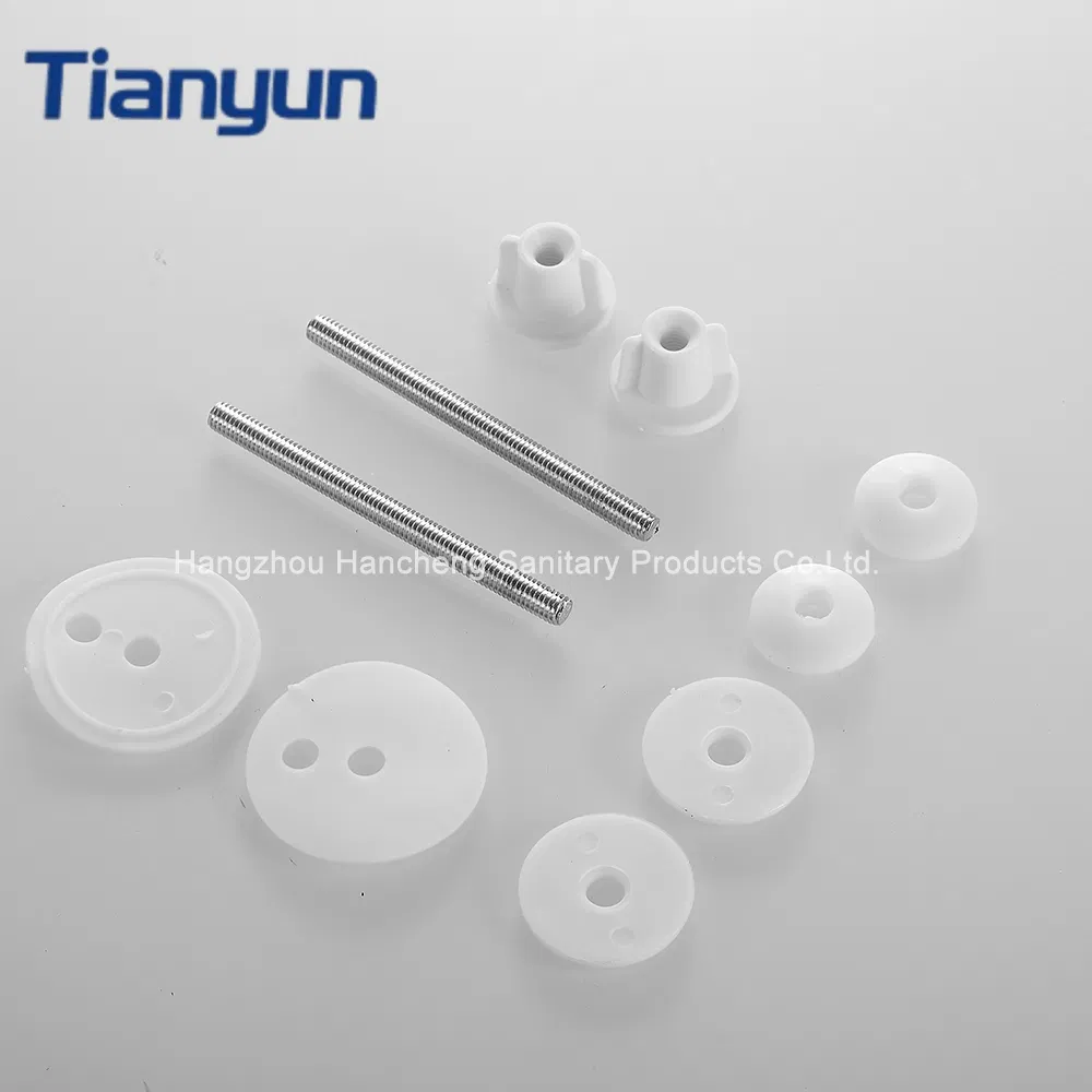 New Universal Adjustable Replacement Chrome Toilet Seat Hinge with Fittings