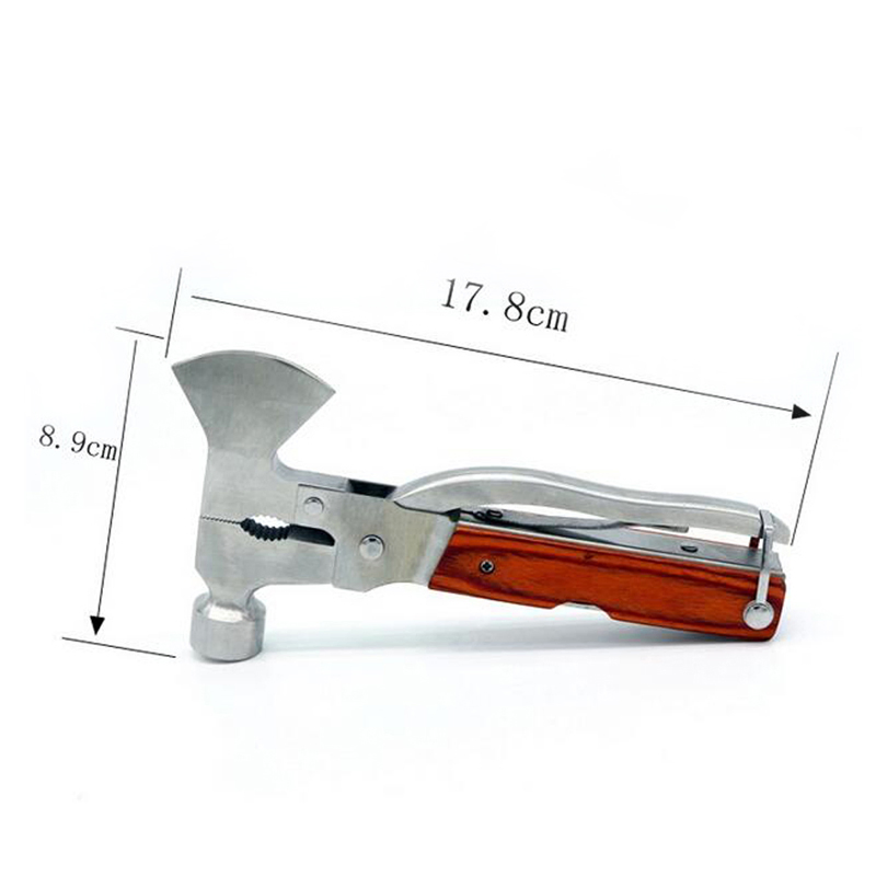 Hot Selling Outdoor Camping Multi-Functional Tools Hatchet Round Head Hammer