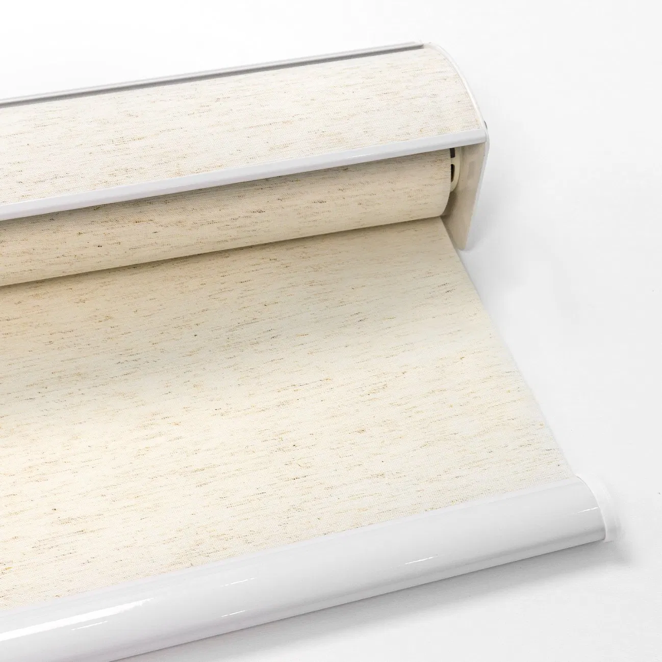Sisheng Natural Fabric Roman Window Shades Light Filtering Roman Blinds Easy to Install