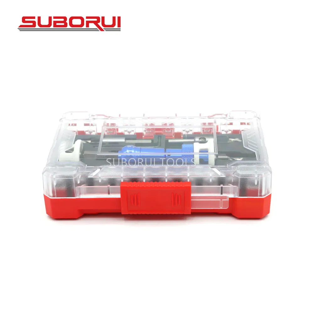 Suborui Carbide Tipped Countersink Drill Bits with Depth Stop Hex Shank Wood Milling Cutter Woodworking Drill Bits