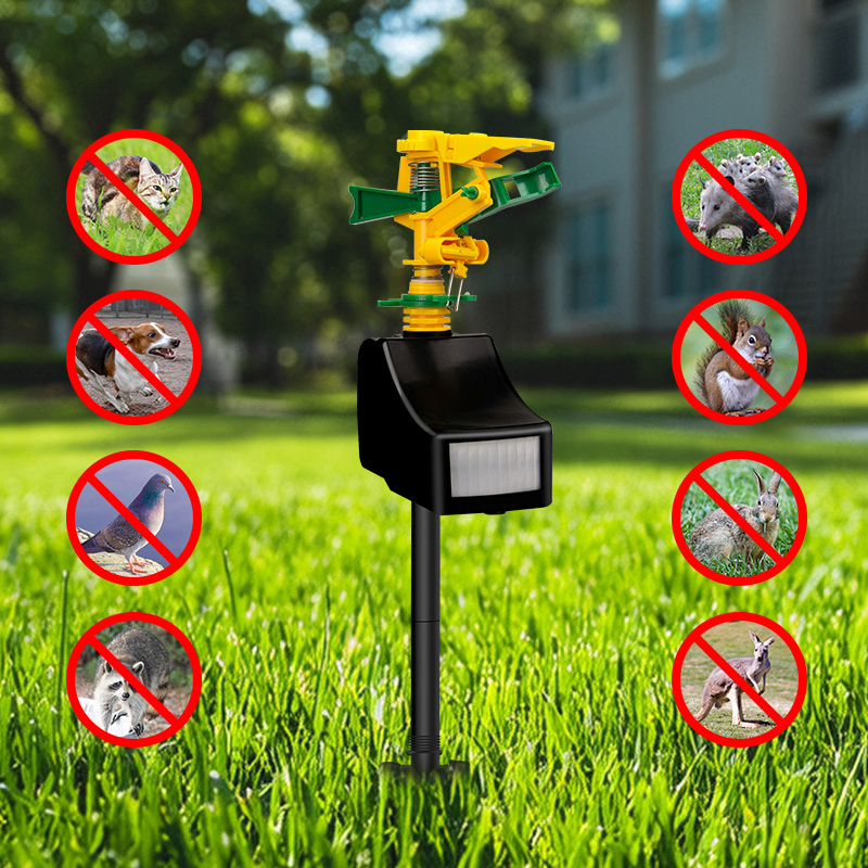 Outdoor Effective Sprinkler Animal Repellent for Cat Dog Bird Against Yard Pest Animal