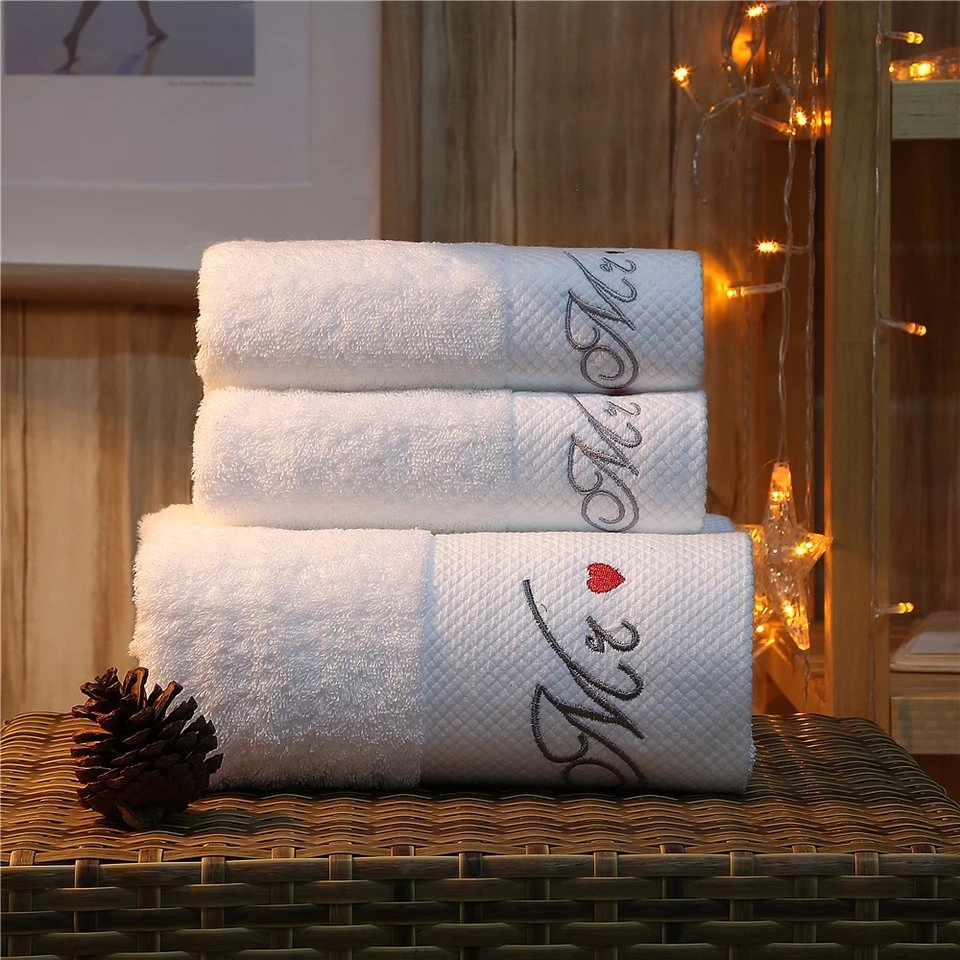 100% Cotton Luxury Hotel Towel Set Terry Hand Bath Towel