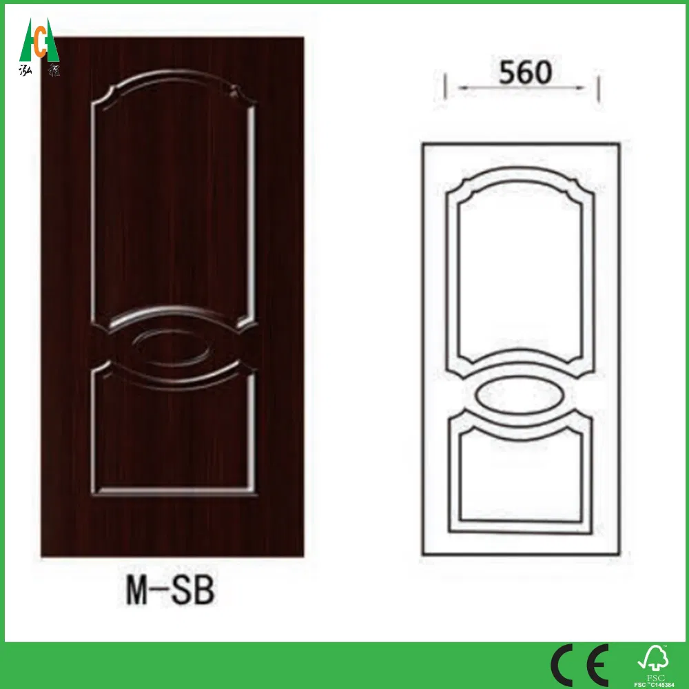 HDF Door Skin/Mouded MDF Door Skin with Good Price