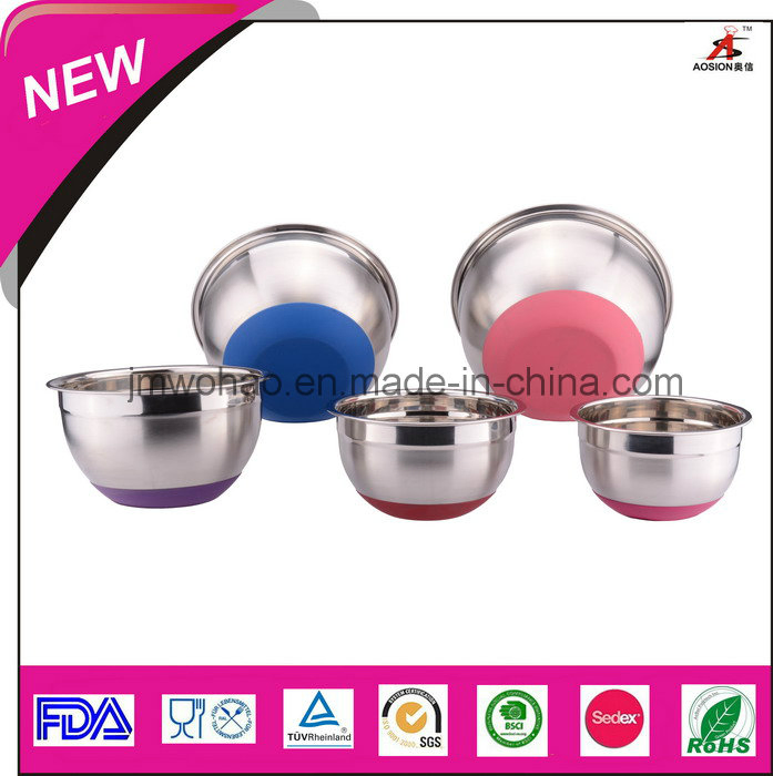 Stainless Steel Rubberized Deep Mixing Bowl
