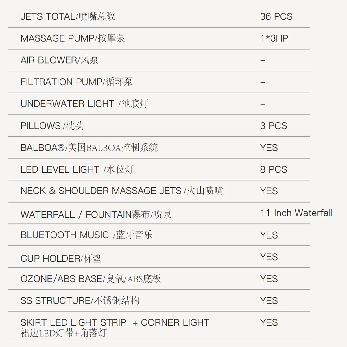 Массажная ванна SPA Jacuzzier для сада, 4 персоны