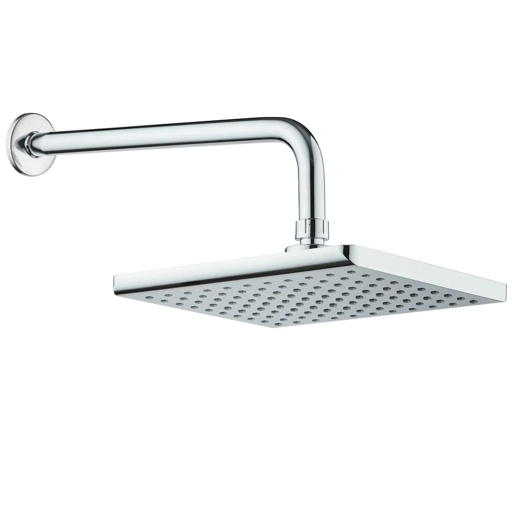 Chromed 6" 8.5" ABS Square Overhead Shower Concealed Shower Set