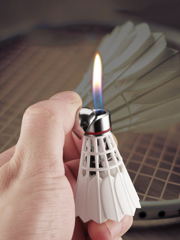 Exquisite and Creative Badminton Shaped Gas Lighter