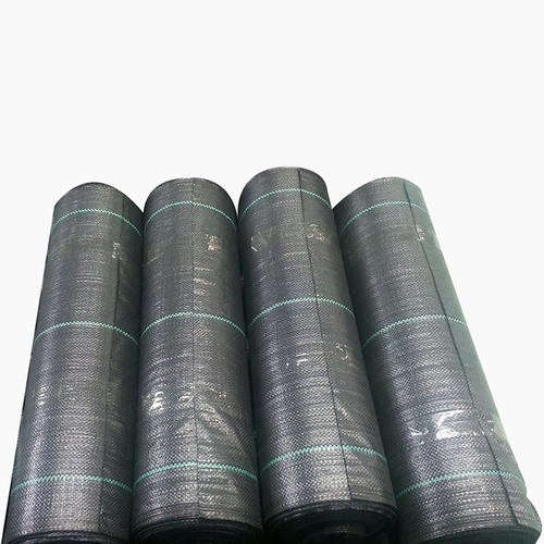 Hesheng Black Colour Polyethylene PE Woven Ground Cover Fabric Weed Mat