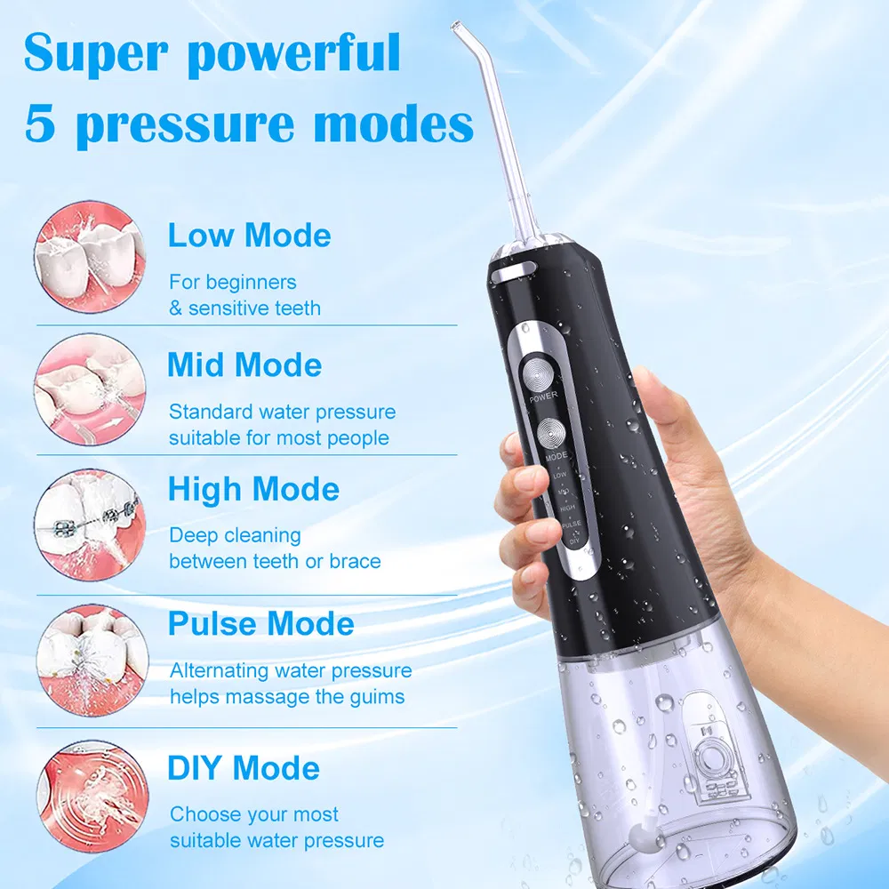 Home Portable Electric High-Frequency Multi-Functional Tooth Cleaning and Care Pulse Water Flosser