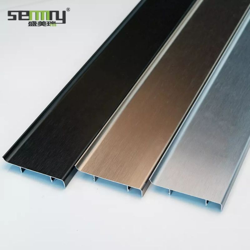 Tile Aluminium Skirting Base Board Golden Aluminum Baseboard Floor Baseboard Aluminium Skirting Baseboard Aluminum Floor Skirting