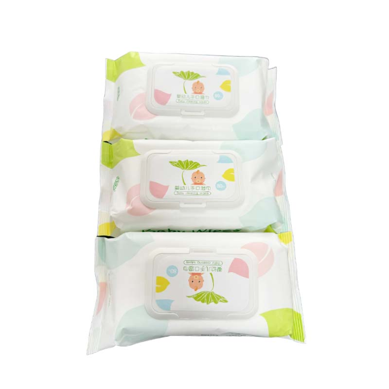 Cleaning Wipe Bamboo Biodegradable Soft Cotton Baby Care Wet Wipe