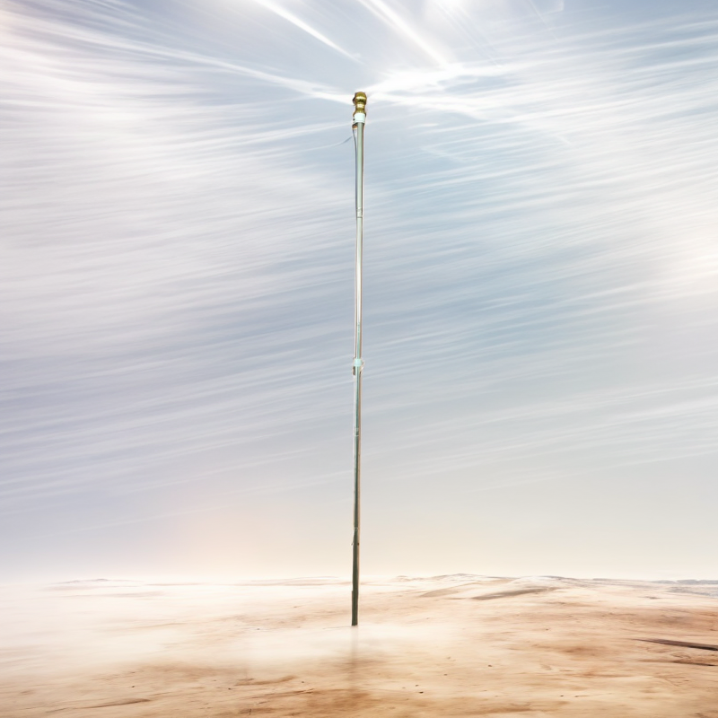 Aluminum Wall Flagpole Bracket Powder Coated