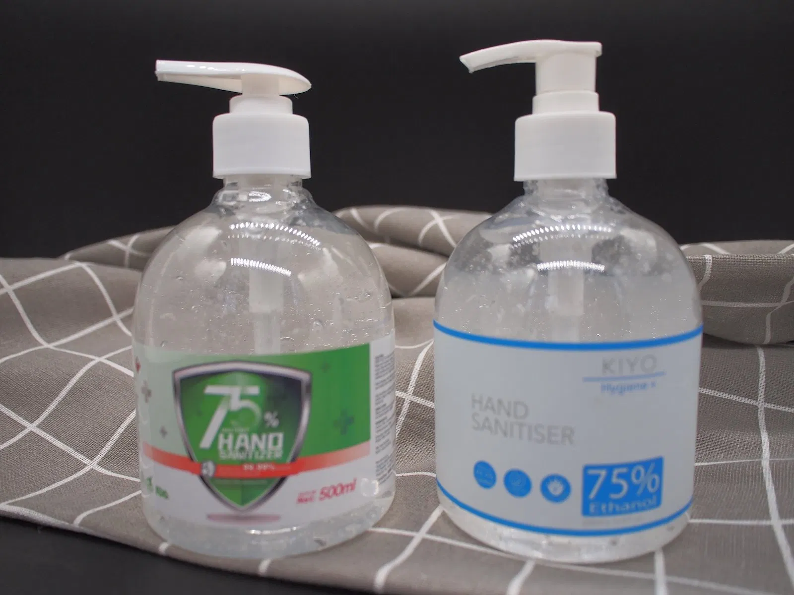 Manufacturers Custom Logo Hospital Antiseptic Antibacterial 500ml Gel Alcohol Hand Sanitizer 10