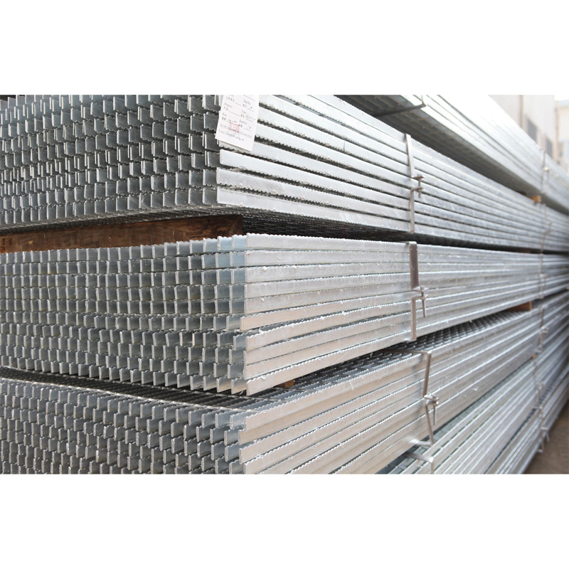 Galvanized Reinforced Serrated Plain Steel Welded Grating with Round Bar for Ship