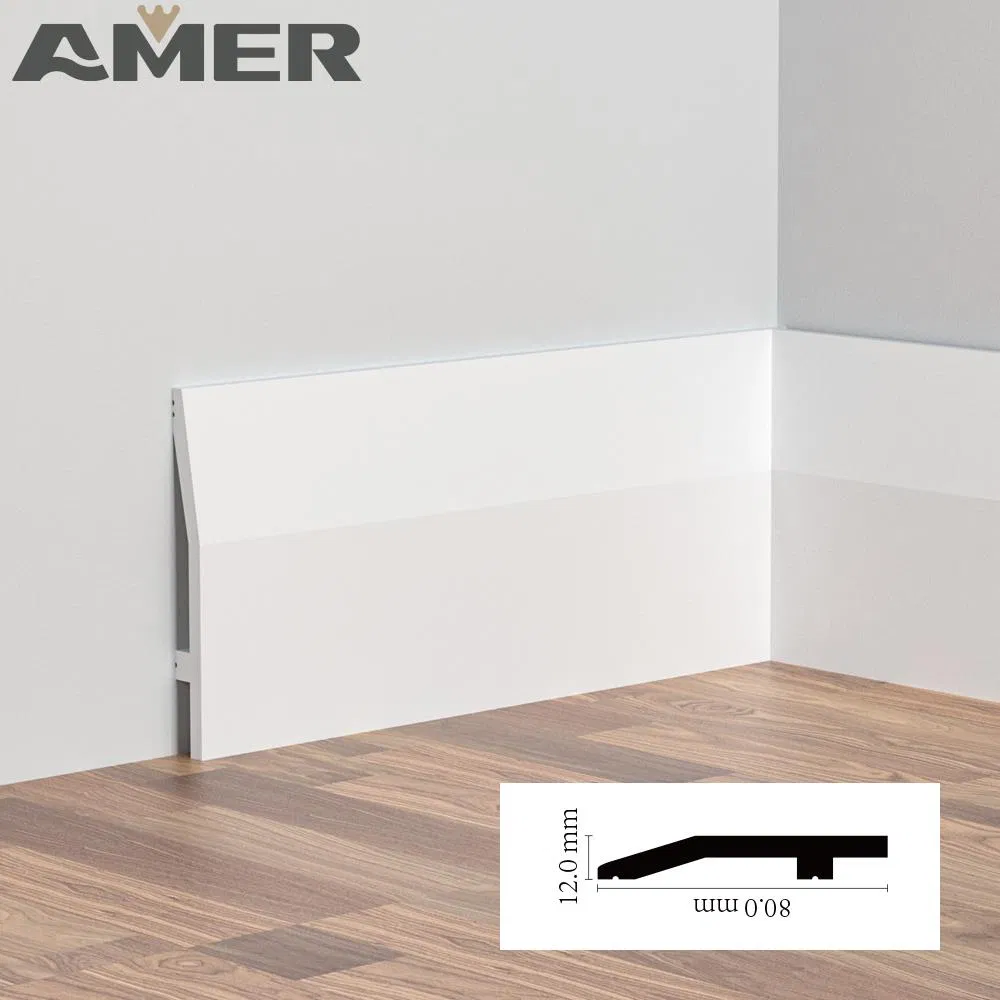 PS Floor Skirting Board Easy Clean Home Decoration Baseboard