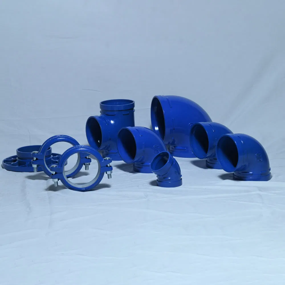 Ductile Iron Grooved Coupling Rigid Pipe Joint for Underground Fire Ring Main Networks
