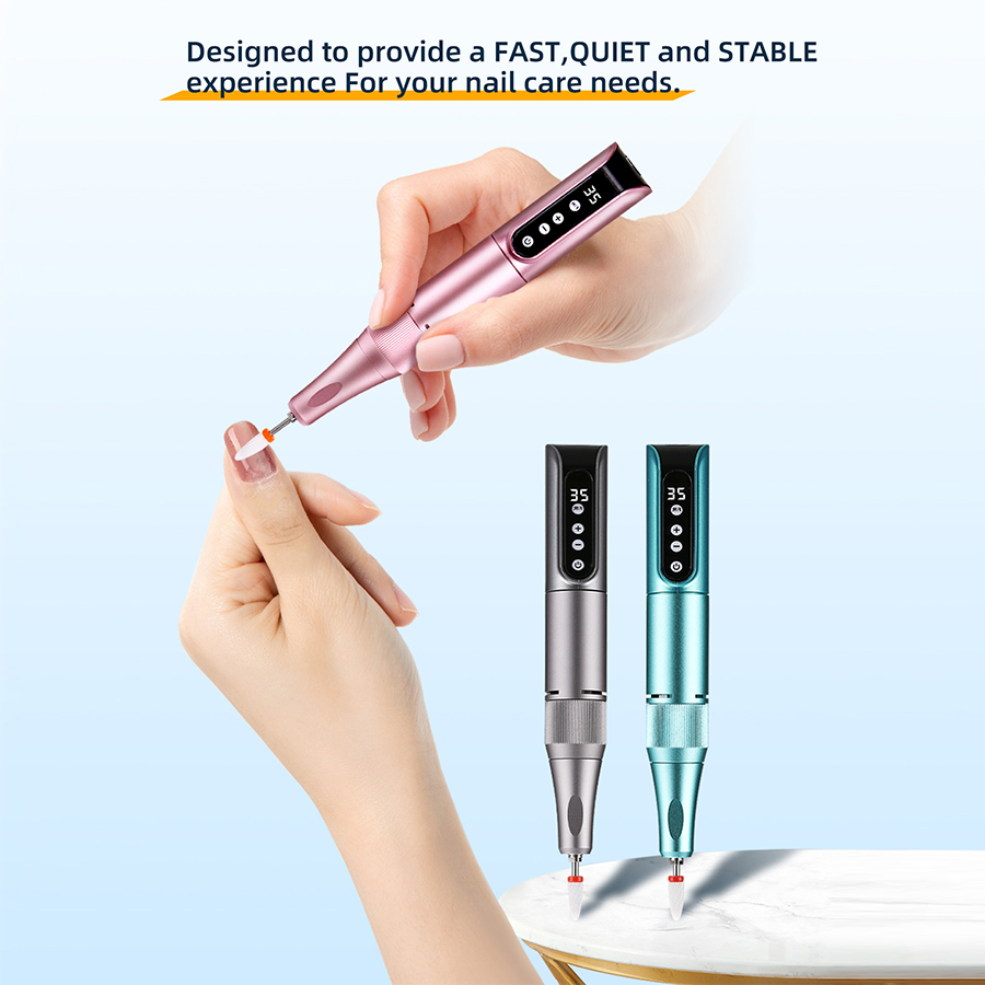 Doufu High-Speed Portable Nail Drill with 35000 Rpm Precision