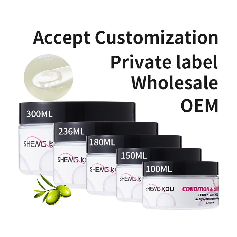 OEM/ODM Strong Hold Hair Styling Wax Smooth Shine N Jam Private Label Hair Gel