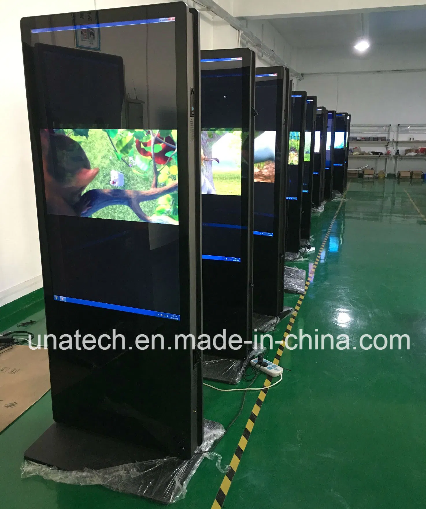 All-in-One 55inch Digital Monitor Touch Video Display Kiosk Double-Side Indoor LCD Screen