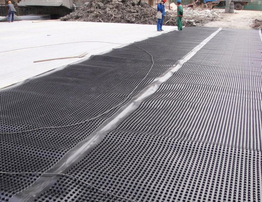 HDPE Plastic Drainage Board for Garages, Green Roof, Garden, Playground