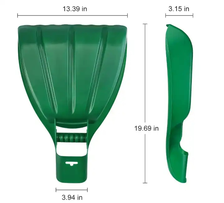 Plastic Leaf Scoops Garden Lawn Hand Rakes Rake Leaf Scoop
