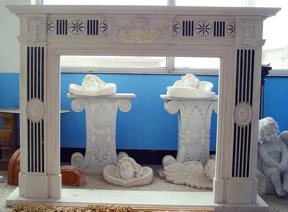Mix Color Fancy Fireplace Classic European Fireplace