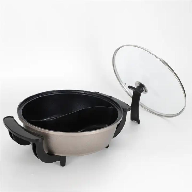 Factory Direct Sales Electric Hot Pot Outddoor Non-Slip Multi-Function Cooking Pot Kitchen Appliance
