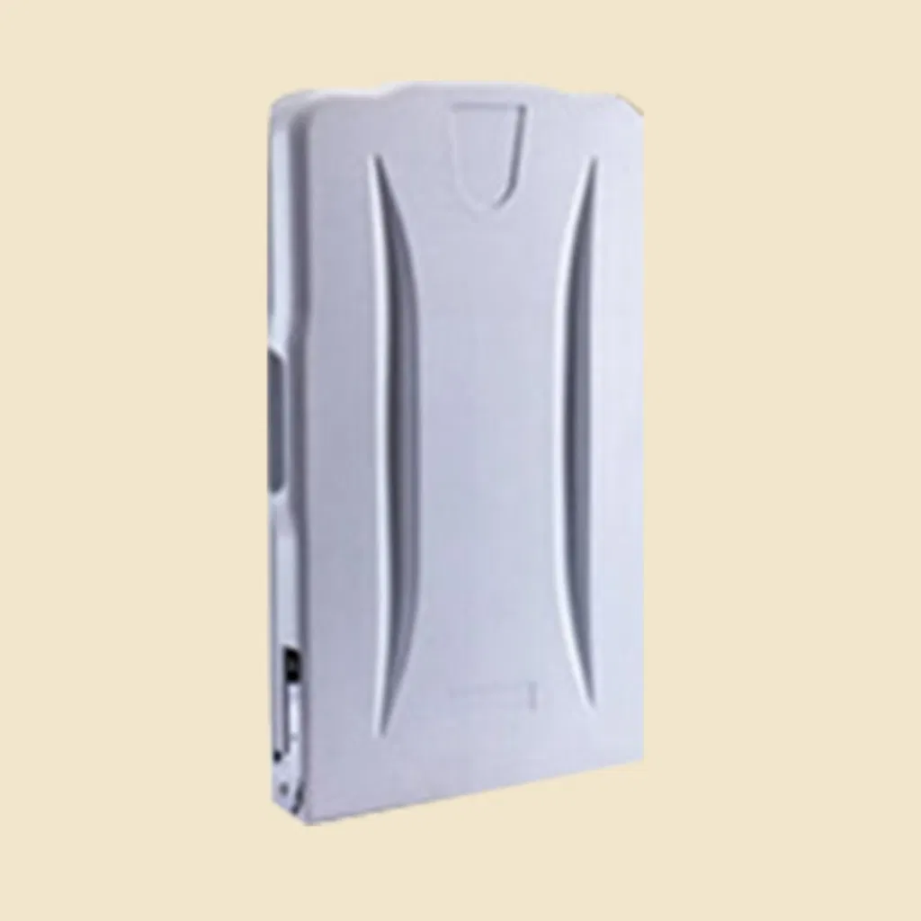 Grey Vertical Baby Changing Station with Sefety Belt and Raise Side Guardrai