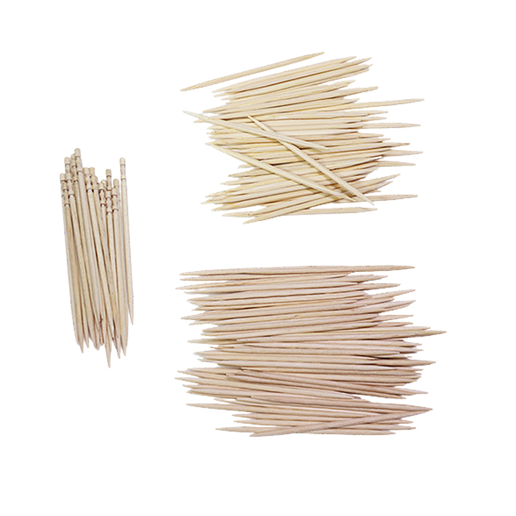 Box Bamboo Toothpick 100% Natural Disposable Bamboo Tooth Pick Double-Point Toothpicks Bamboo Utensil