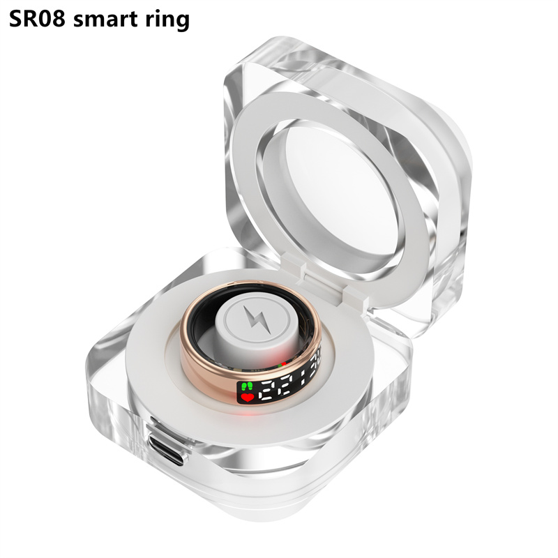 Умное кольцо SR08 с дисплеем для фитнеса и сна