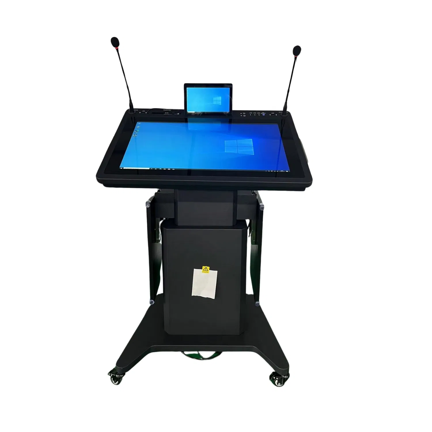 PCAP Touch Screen Smart Digital Speech Podium Lectern Teacher Podium with Electronic lift Stand and 1080P Resolution for Education