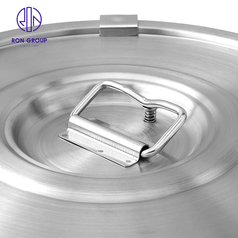 China Wholesale Kitchenware Kitchen Utensil Soup Thick Composite Stainless Steel Barrel