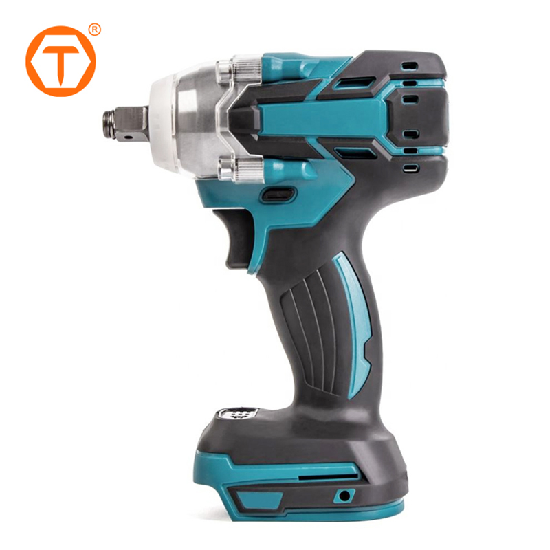 300nm 21V Cordless 1/2 Inch Portable Brushless Electrical Car Impact Wrench for Tire