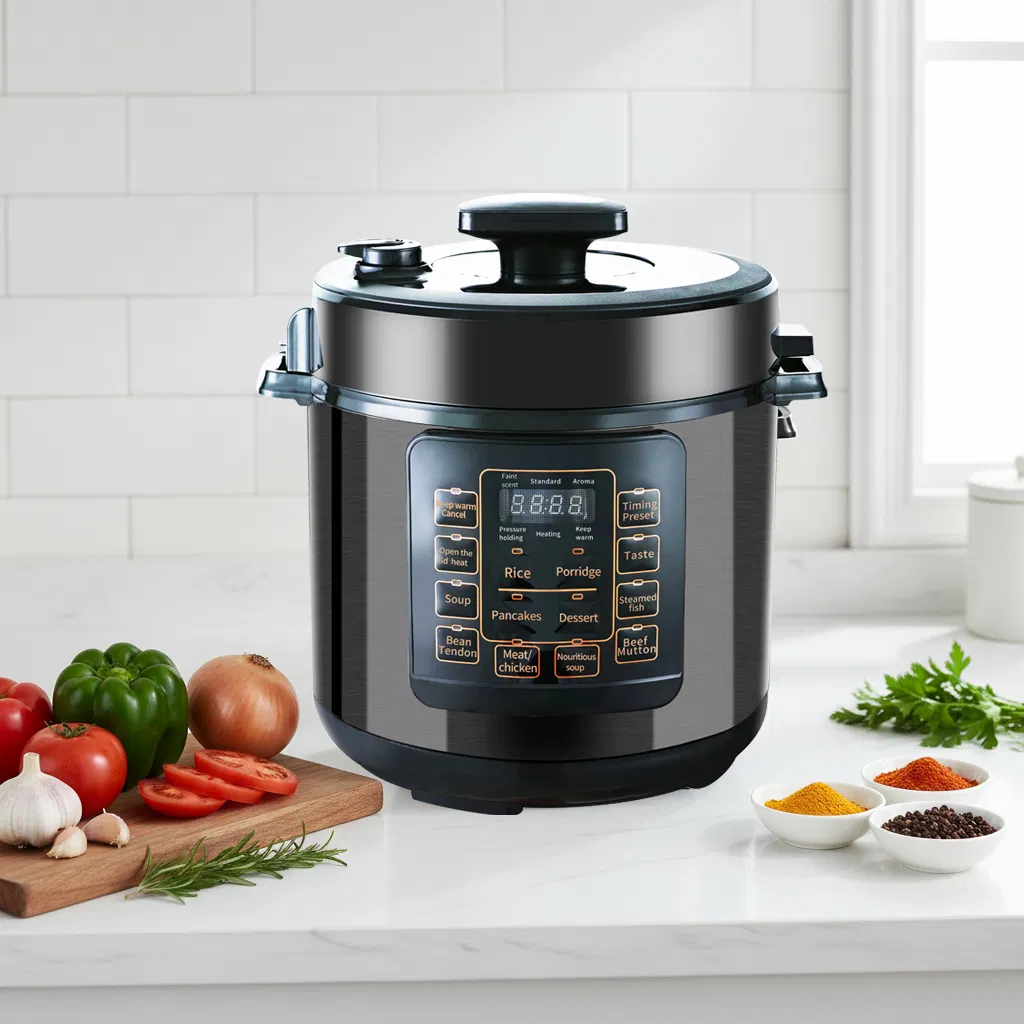 Smart Stainless Steel 12 in 1 Intelligent Control Multiple Functions Electric Pressure Cooker with Safety Lock