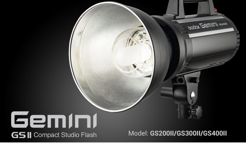 Студийная вспышка Godox GS200II/GS300II/GS400II