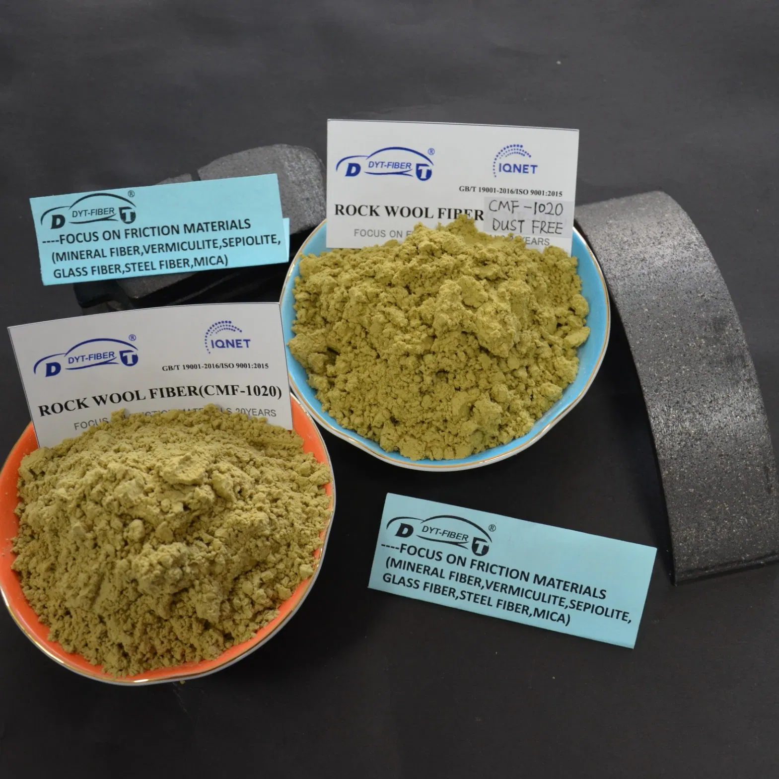 Rock Wool Fiber Ymf-1020 No-Asbestos Mineral Fiber Mf-1020 for Manufacturing Brake Lining