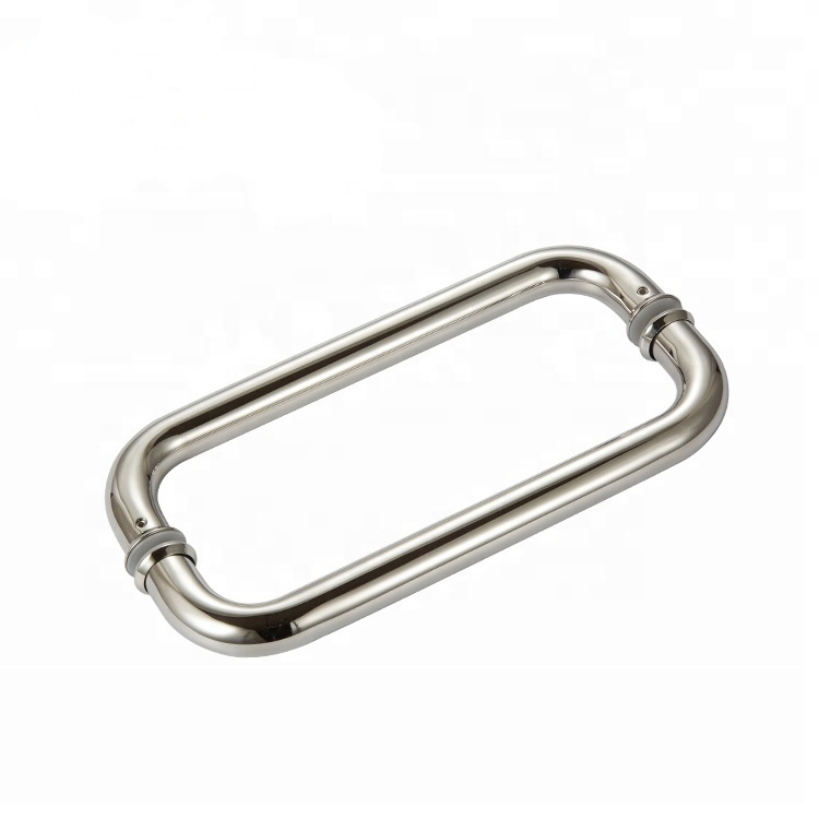 OEM ODM Stainless Steel 8 Inches Bathroom Sliding Shower Glass Door Pull Handle