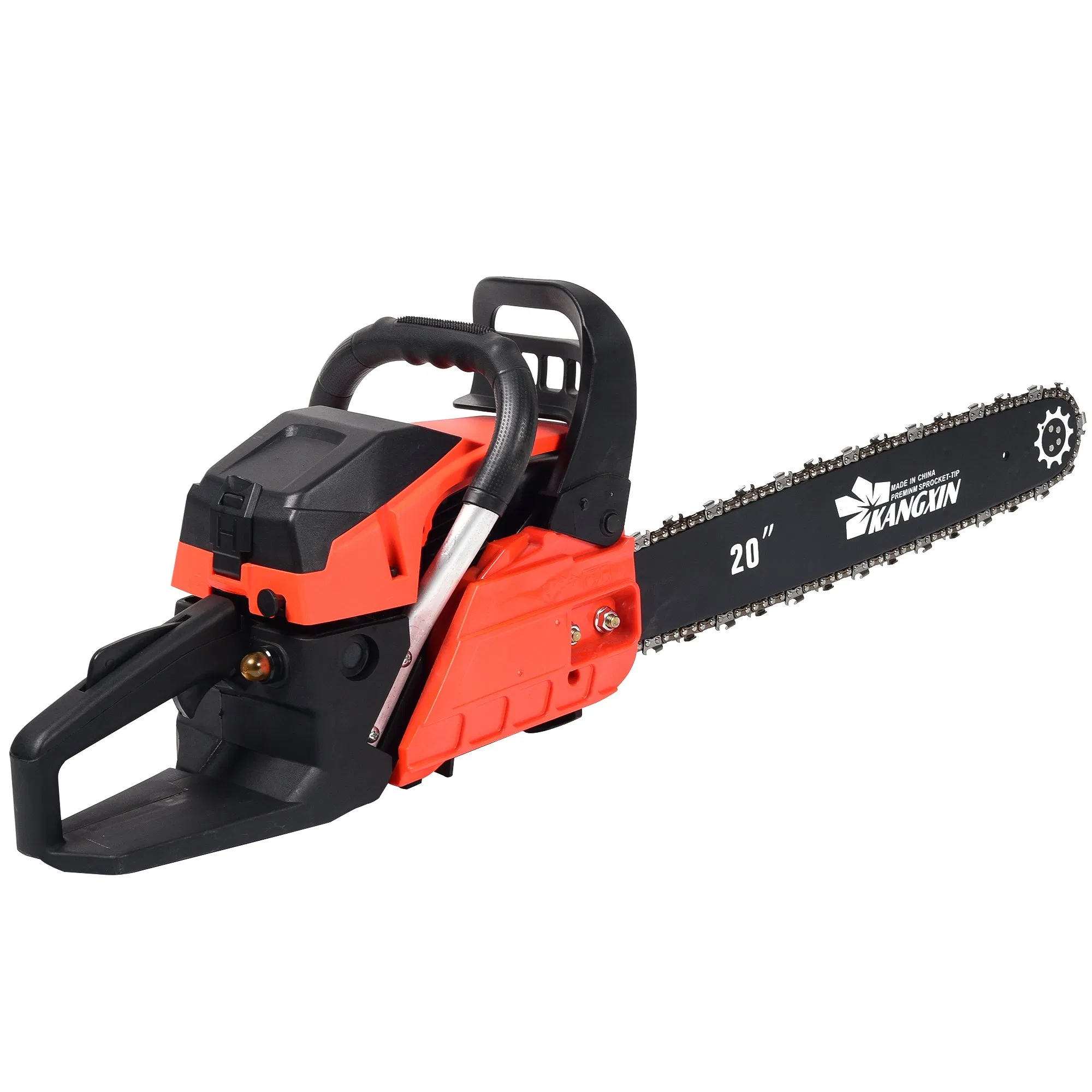 Heavy Duty 58cc Gasoline Chain Saw with 20'' Guide Bar and Chain