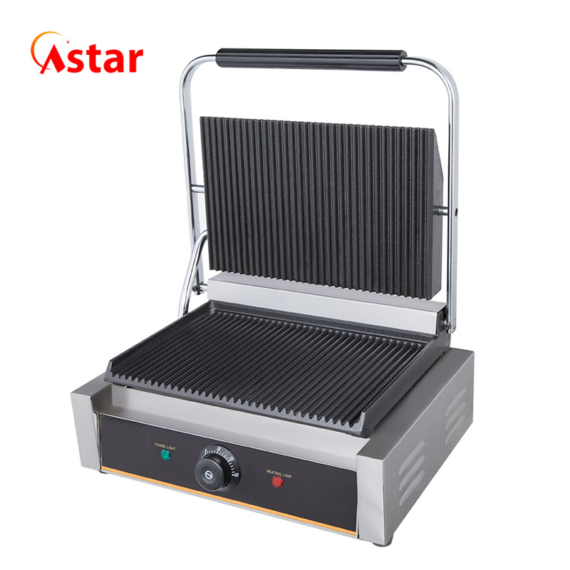 Kitchen Appliance Single Plate Panini Electric Grill and Electric Griddles