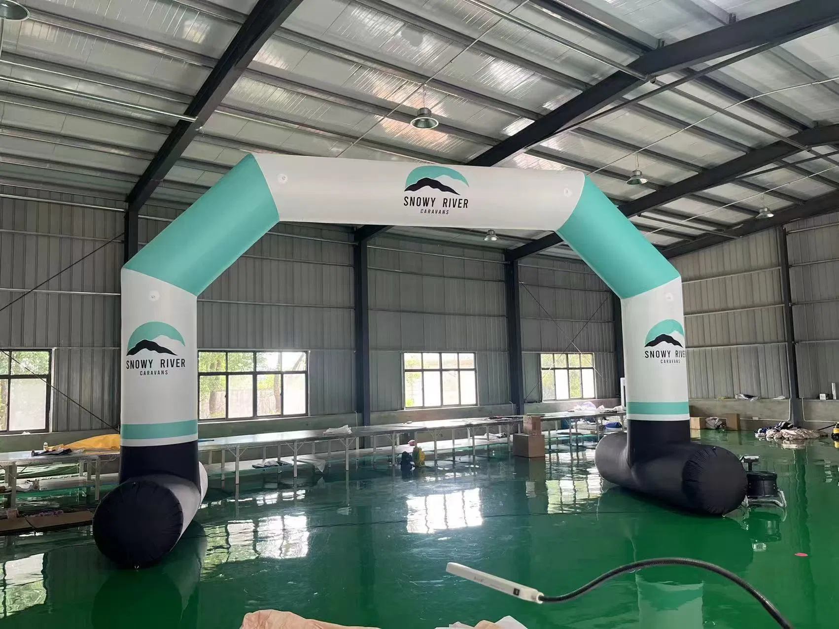 Heavy Duty Commercial Inflatable Tunnel Arch for Car Wash