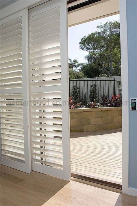 Bi Folding Shutter Door|Faux Wood Shutter Door|PVC Shutter Plantation Shutter Window Shutter From 20 Years Experience Factory at High Quality and Good Price
