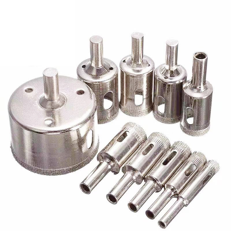 6-60mm Diamond Grit Glass Hole Saw for Ceramic Marble Core Drill Bit Tile Holer Cutting Tools