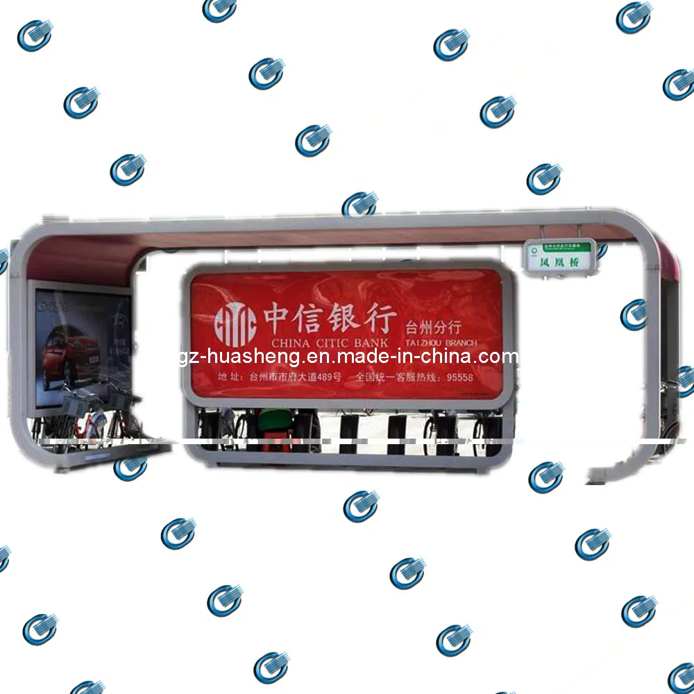 Stainless Steel Bus Stop Shelter (HS-BS-A002)